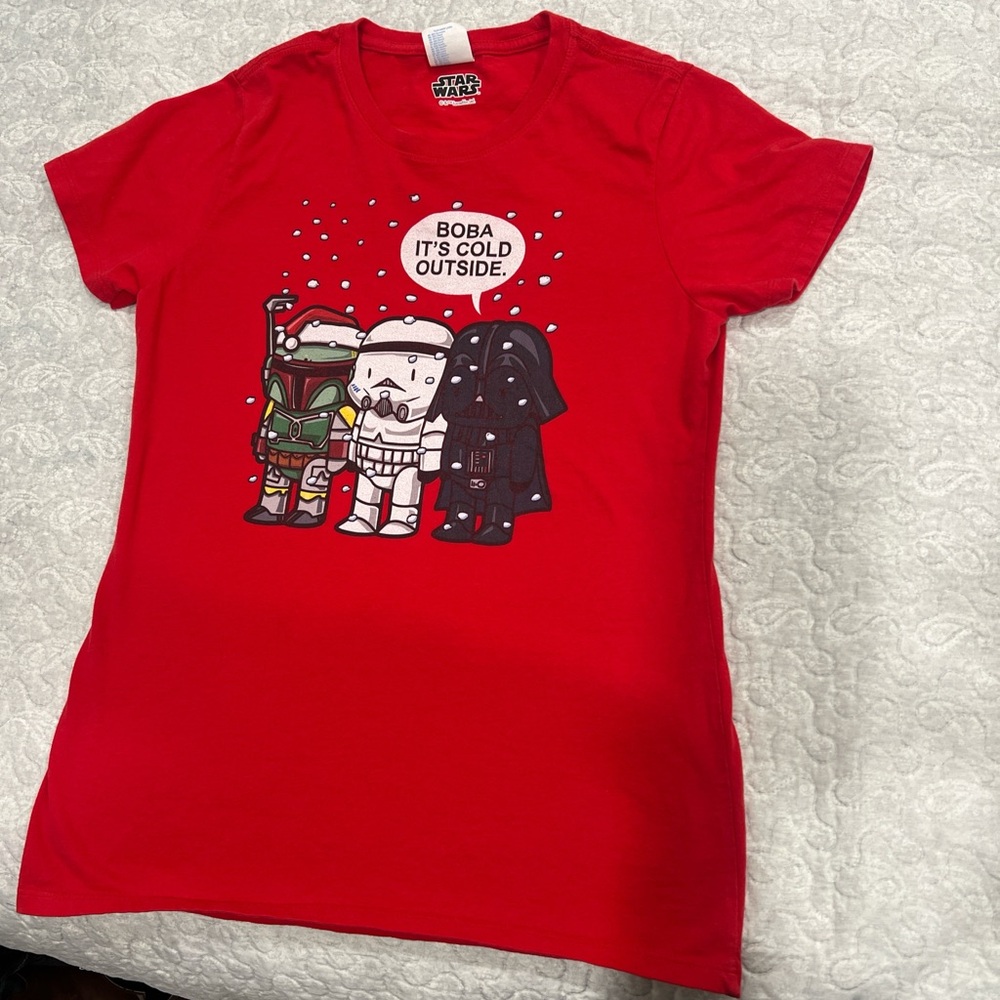 Star Wars Red Short Sleeve Kids Tee